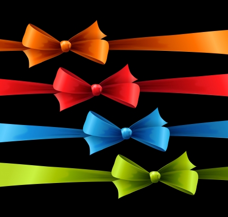 Set of color bowのイラスト素材