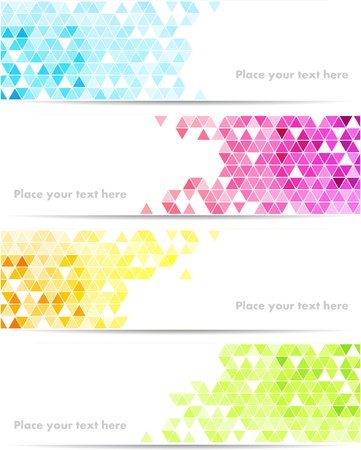 Abstract bannerのイラスト素材