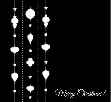 Vector illustration Christmas decoration paper backgroundのイラスト素材