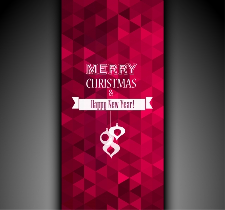 Vector illustration Christmas vintage background. EPS 10のイラスト素材