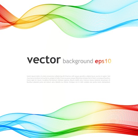 Abstract colorful background  Spectrum wave  Vector illustrationのイラスト素材