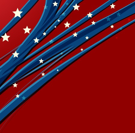 American Independence Day  Patriotic background. Vector illustrationのイラスト素材