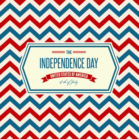 American Independence Day  Patriotic background. Vector illustrationのイラスト素材