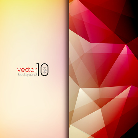 Abstract geometric polygonal shiny backgroundのイラスト素材