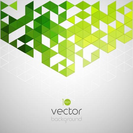 Abstract technology background with color triangle. Vector illustration.のイラスト素材