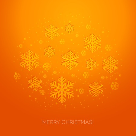 Merry Christmas greeting card.  Vector illustration. EPS 10のイラスト素材