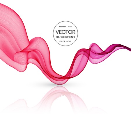 Abstract curved lines background. のイラスト素材