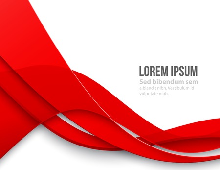 Vector Abstract curved lines background. Template brochure designのイラスト素材