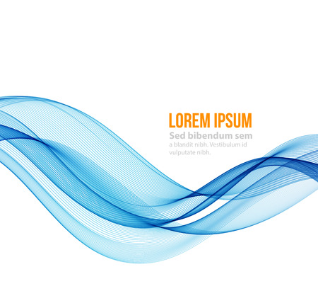 Vector Abstract curved lines background. Template brochure designのイラスト素材