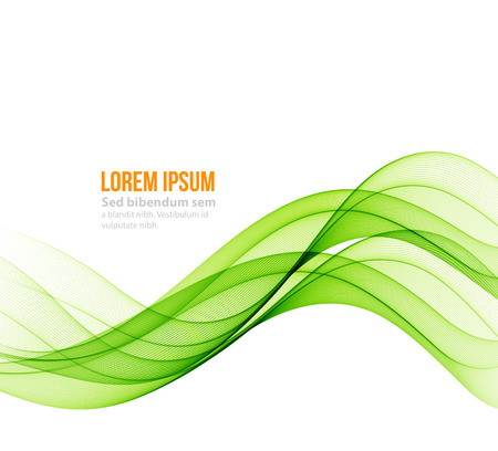 Vector Abstract curved lines background. Template brochure designのイラスト素材