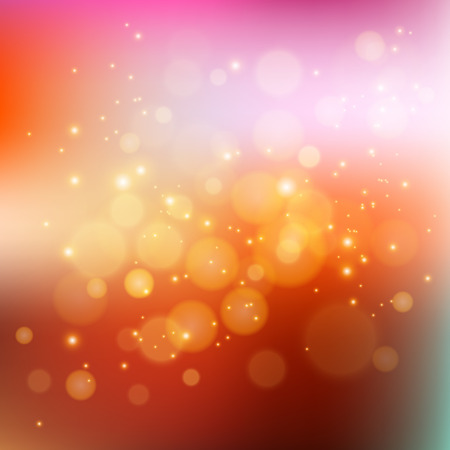 Vector  illustration Abstract holiday light background with bokehのイラスト素材
