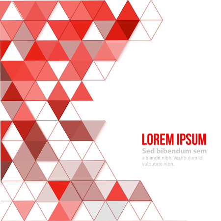 Abstract geometric background with polygonal triangles. Vector illustration.のイラスト素材