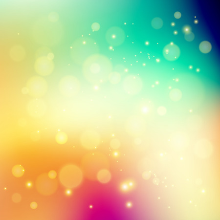 Vector  illustration Abstract holiday light background with bokehのイラスト素材