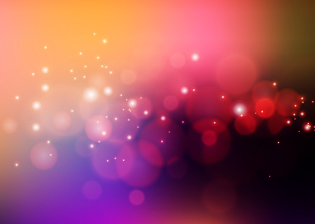 Vector  illustration Abstract holiday light background with bokehのイラスト素材