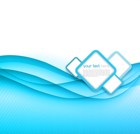 Abstract colorful vector template waved background. EPS10のイラスト素材