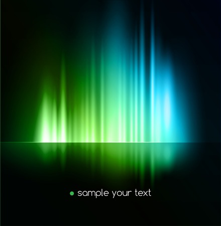 Vector illustration Abstract dark background with shiny light linesのイラスト素材