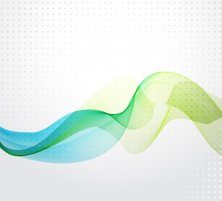 Abstract colorful vector background with transparent waveのイラスト素材