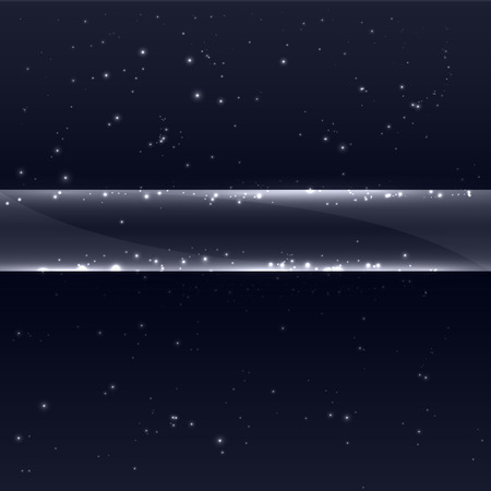 Vector illustration Abstract dark background with shiny light linesのイラスト素材