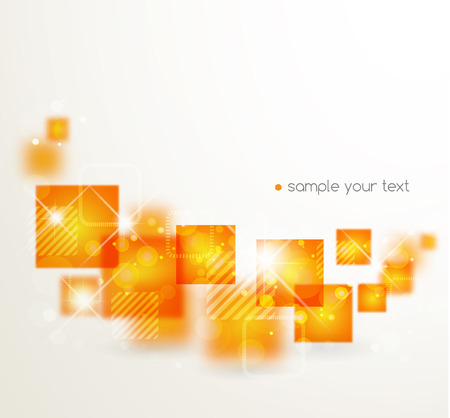 Abstract  background with orange stylized geometric  abstractionのイラスト素材