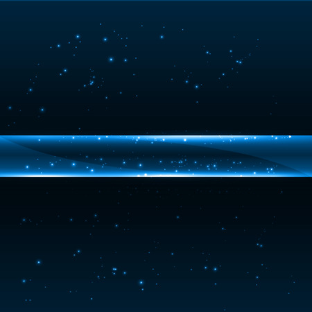 Vector illustration Abstract dark background with shiny light linesのイラスト素材