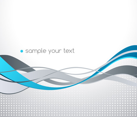 Abstract colorful vector background with waved lineのイラスト素材
