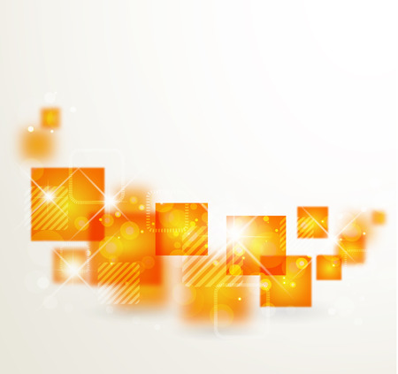 Abstract  background with orange stylized geometric  abstractionのイラスト素材