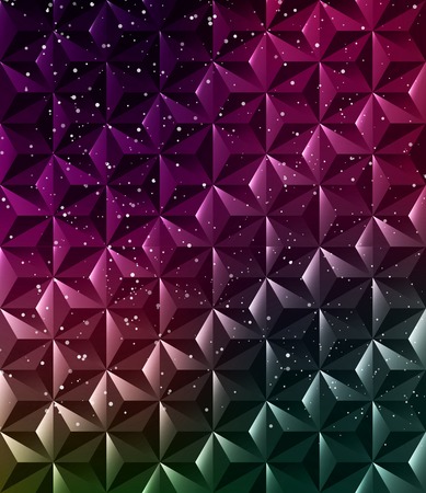 Abstract geometric polygonal shiny background for cover, poster, web designのイラスト素材