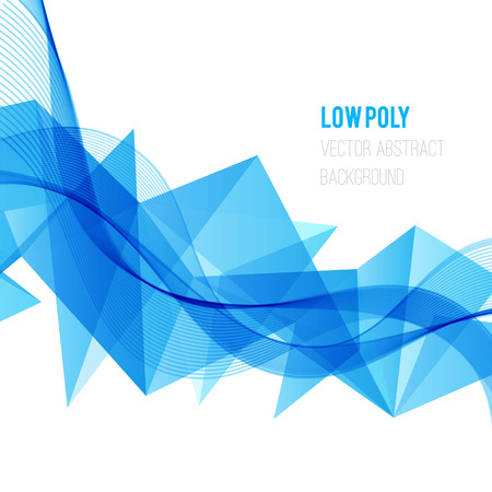 Vector Abstract Geometric Background. Triangular design. Low poly abstractionのイラスト素材