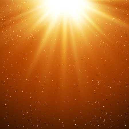 Vector  illustration Abstract gold  magic light backgroundのイラスト素材