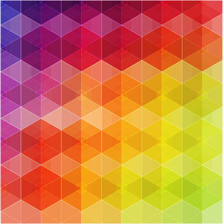 Retro pattern of geometric shapes. Colorful mosaic banner. Geometric hipster retro background. Retro triangle backgroundのイラスト素材