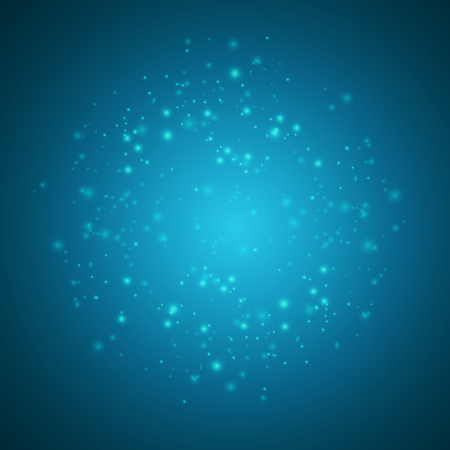 Vector  illustration Abstract Christmas blue light backgroundのイラスト素材