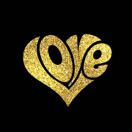 Valentines Card with love lettering. Happy Valentine's Dayのイラスト素材
