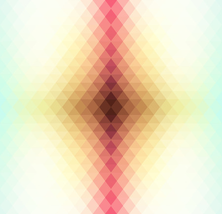 Retro pattern of geometric shapes. Colorful mosaic banner. Geometric Retro triangle backgroundのイラスト素材