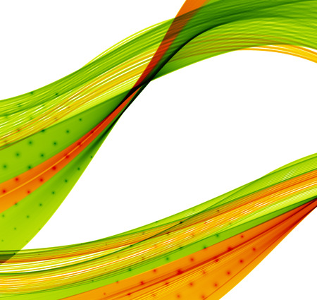 Abstract curved lines background. Template brochure designのイラスト素材