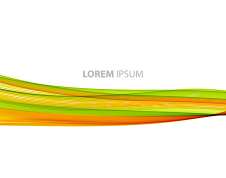 Abstract curved lines background. Template brochure designのイラスト素材