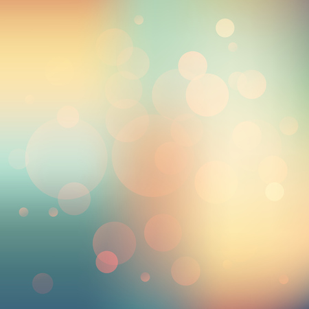 Vector illustration of soft colored abstract background. Summer bokeh lightのイラスト素材