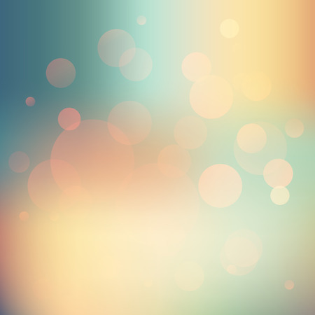 Vector illustration of soft colored abstract background. Summer bokeh lightのイラスト素材