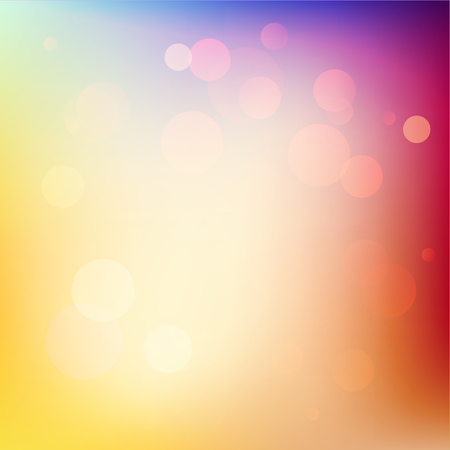 Vector illustration of soft colored abstract background. Summer bokeh lightのイラスト素材