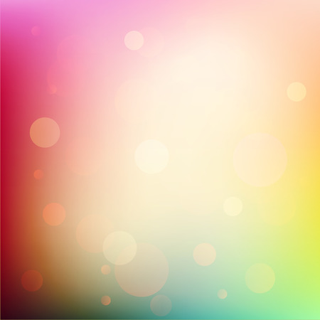 Vector illustration of soft colored abstract background. Summer bokeh lightのイラスト素材