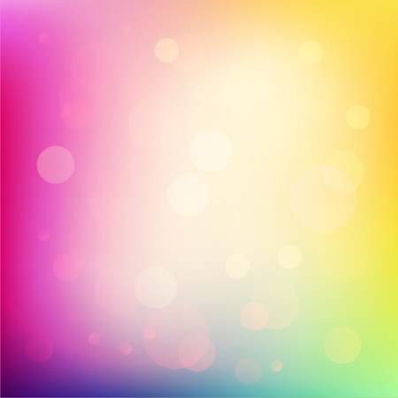 Vector illustration of soft colored abstract background. Summer bokeh lightのイラスト素材