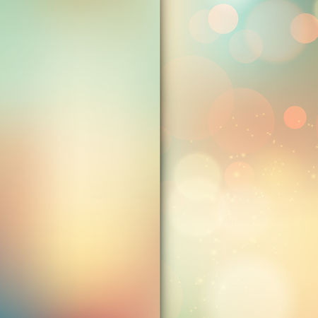 Vector illustration of soft colored abstract background. Summer bokeh lightのイラスト素材