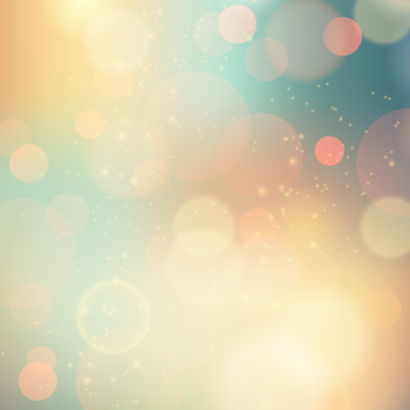 Vector illustration of soft colored abstract background. Summer bokeh lightのイラスト素材