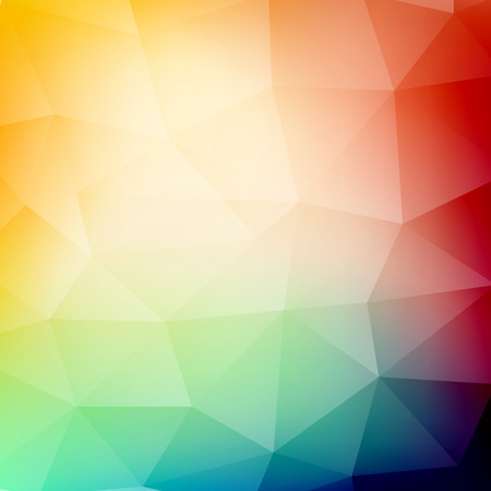 Vector illustration of colored abstract background. Triangular backgroundのイラスト素材