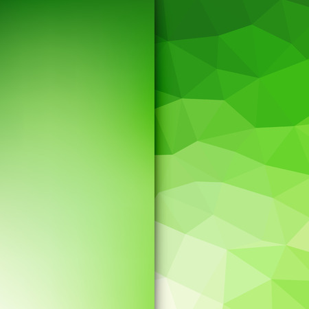 Abstract light background. Green triangle pattern. Green triangular backgroundのイラスト素材