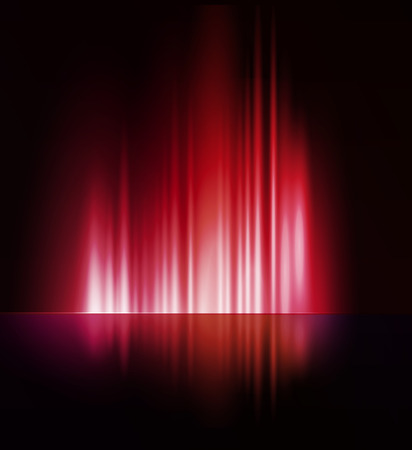 illustration Abstract dark background with shiny light linesの写真素材