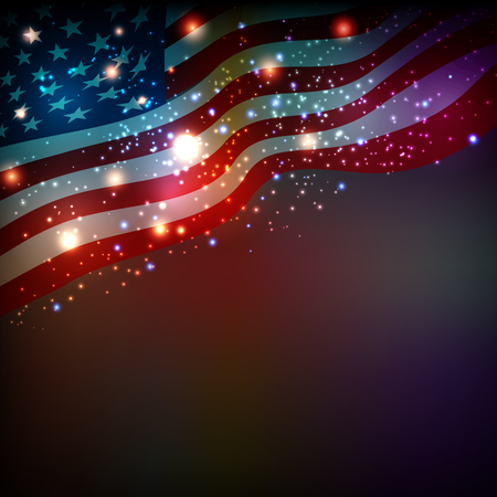 Abstract background for 4th of July Independense Dayのイラスト素材