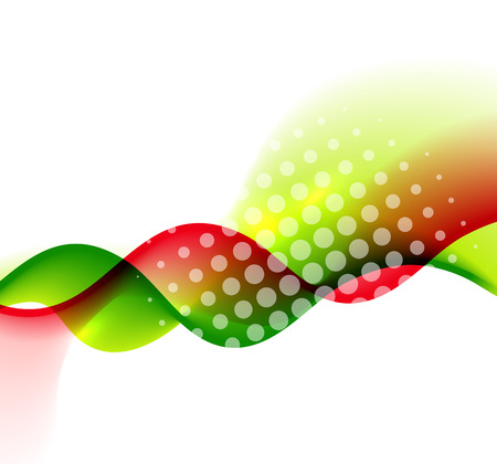 Abstract curved lines background. Template brochure designのイラスト素材