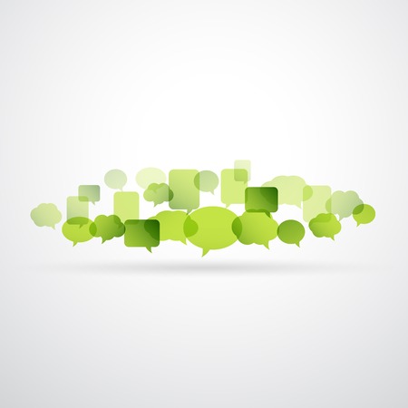 Speech bubble network backgroundのイラスト素材