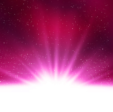 Vector illustration Abstract magic purple light backgroundのイラスト素材