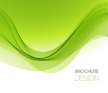 Abstract vector background with smooth color wave. Smoke wavy linesのイラスト素材